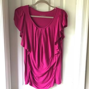 Ruffled Maternity Top